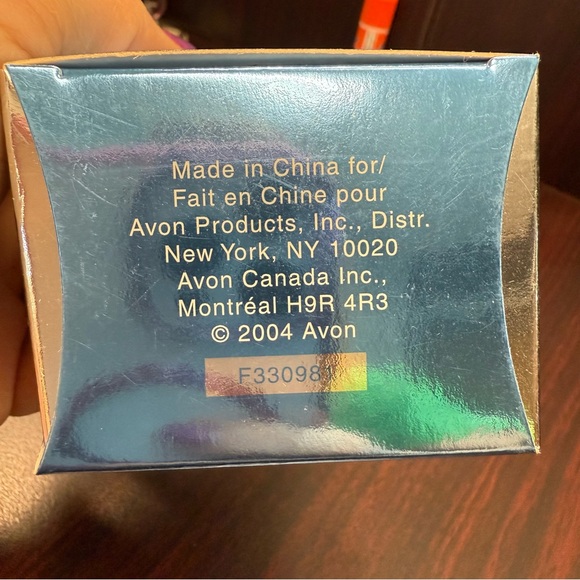 Avon Sterling Silver Ruby accented open heart necklace NIB vintage 2004 - Picture 4 of 7